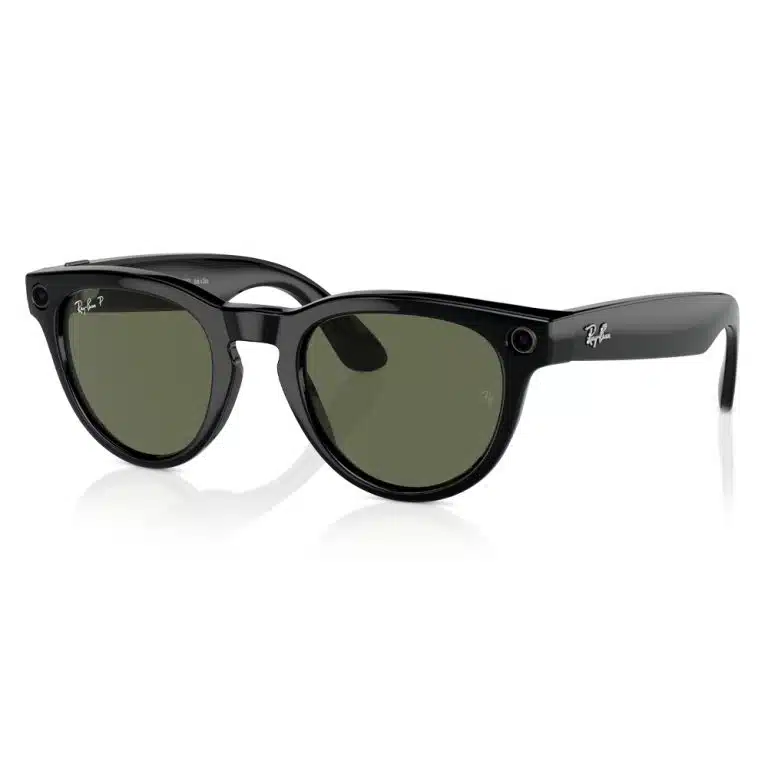 عینک هوشمند ری بن متا | RAY BAN | META HEADLINER مدل Shiny Black – Polar G15 Green - تصویر 4