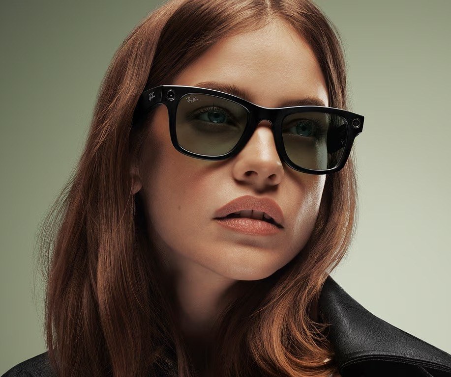 عینک هوشمند Ray-Ban Meta Wayfarer Gen 1 RW4006 سایز 50 | فریم مشکی براق و لنز G-15 Green - تصویر 4