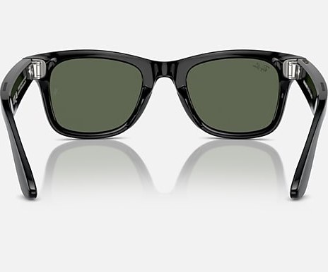 عینک هوشمند Ray-Ban Meta Wayfarer Gen 1 RW4006 سایز 50 | فریم مشکی براق و لنز G-15 Green - تصویر 6