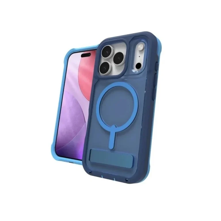 قاب زگ مدل Zagg Cases Rainier Snap with Kickstan مناسب برای iPhone 17 Pro Max رنگ آبی - تصویر 1