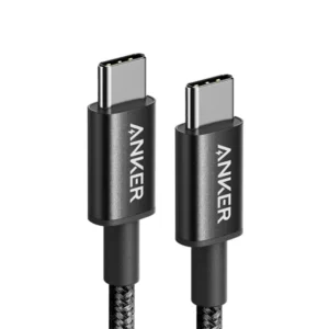کابل تبدیل USB-C به USB-C انکر مدل Nylon A8752 طول یک متر